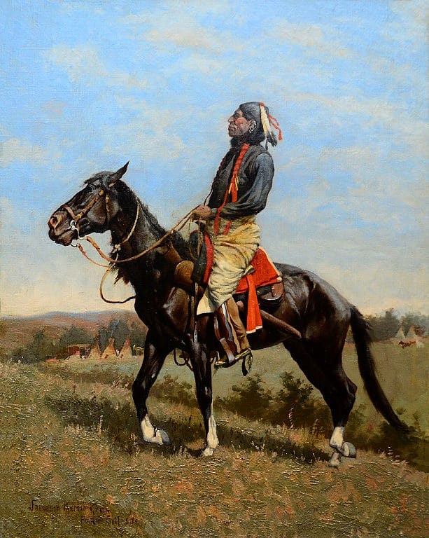 Untitled (Indian on Horse)