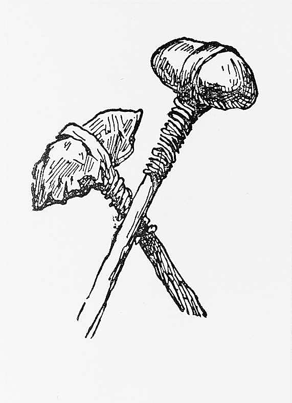 War Clubs, Antique, 1889