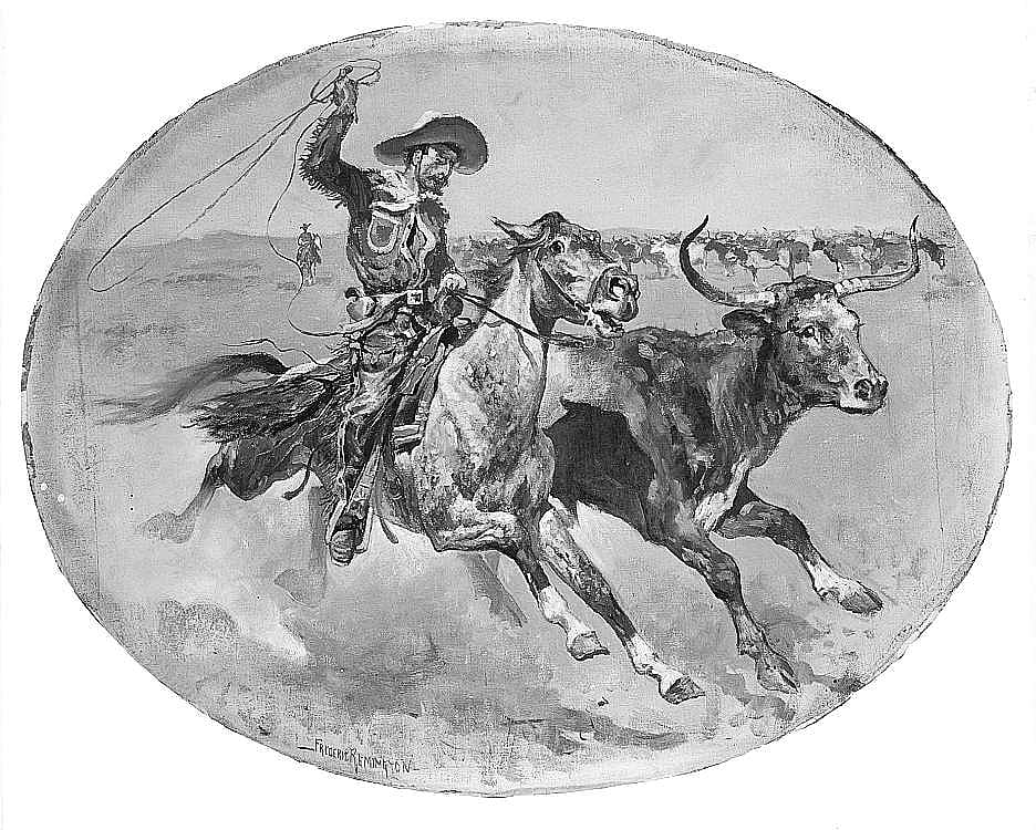 Roping a Steer