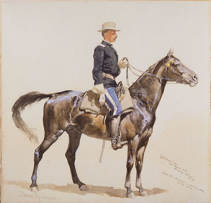 Lieutenant Casey, Commandant of Cheyenne Scouts