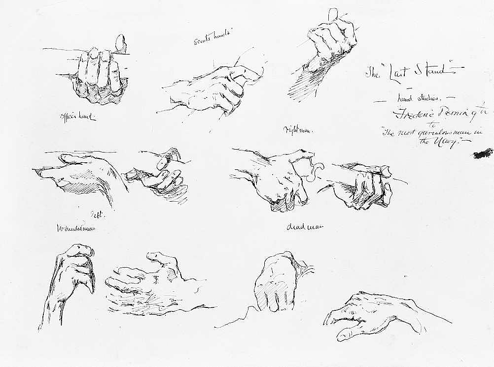 Hand Studies for "The Last Stand"