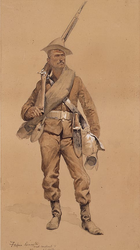 Infantryman in Field Costume