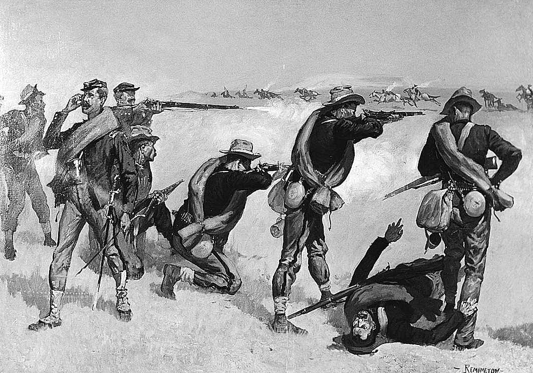 Long-Tom Rifles on the Skirmish Line