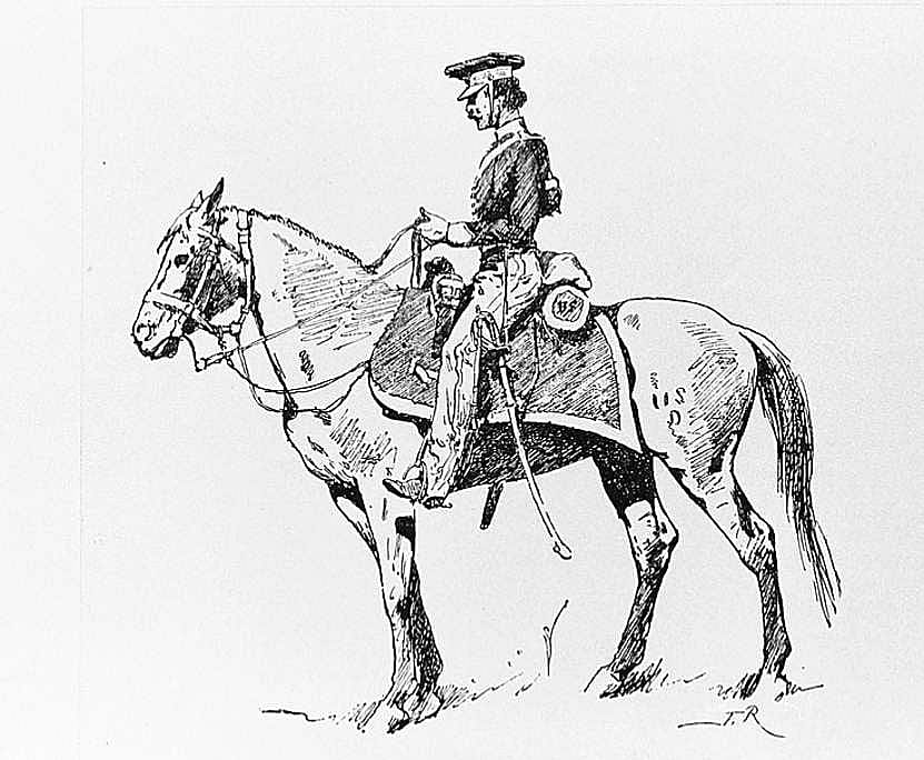 Old United States Dragoon Uniform