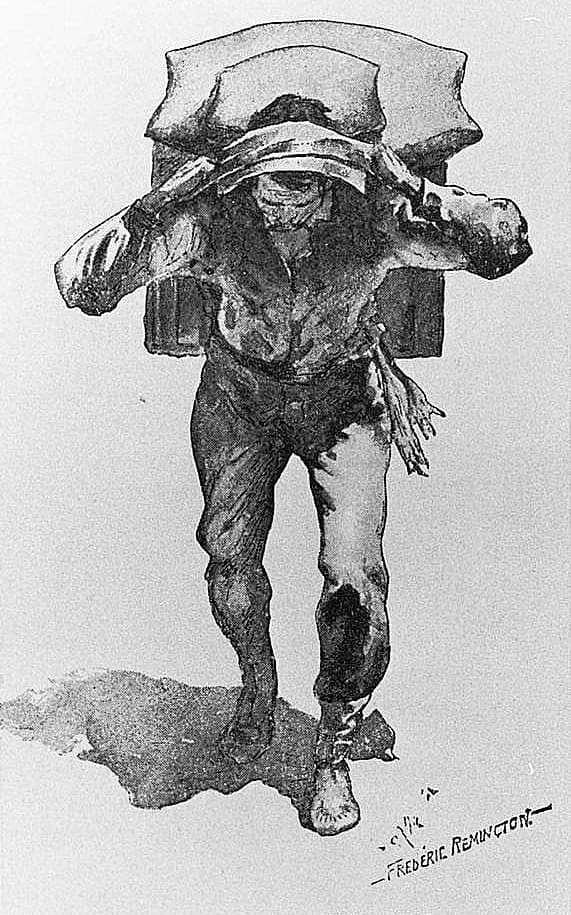 Voyageur with Tumpline