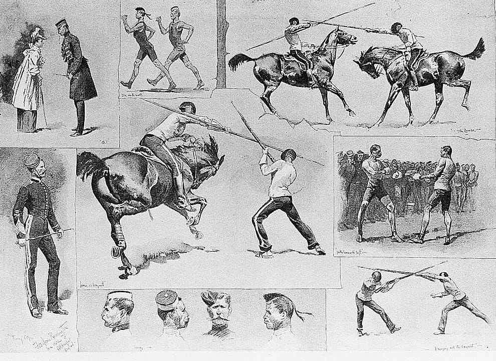 An Athletic Tournament of the British Army at Aldershot