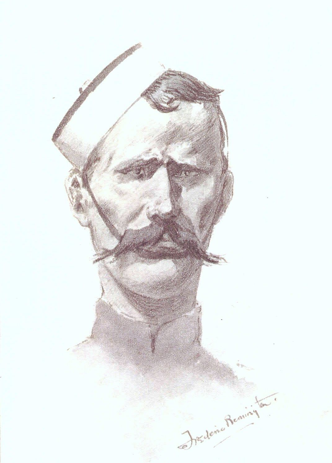 Untitled (Portrait of a Canadian Mounted Policeman)