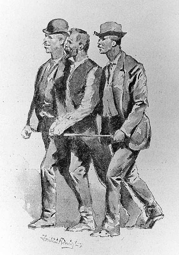 Deputies Bringing in a Prisoner