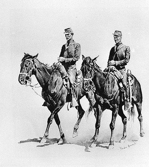 "The Cavalry Came Up On Their Jaded Horses"