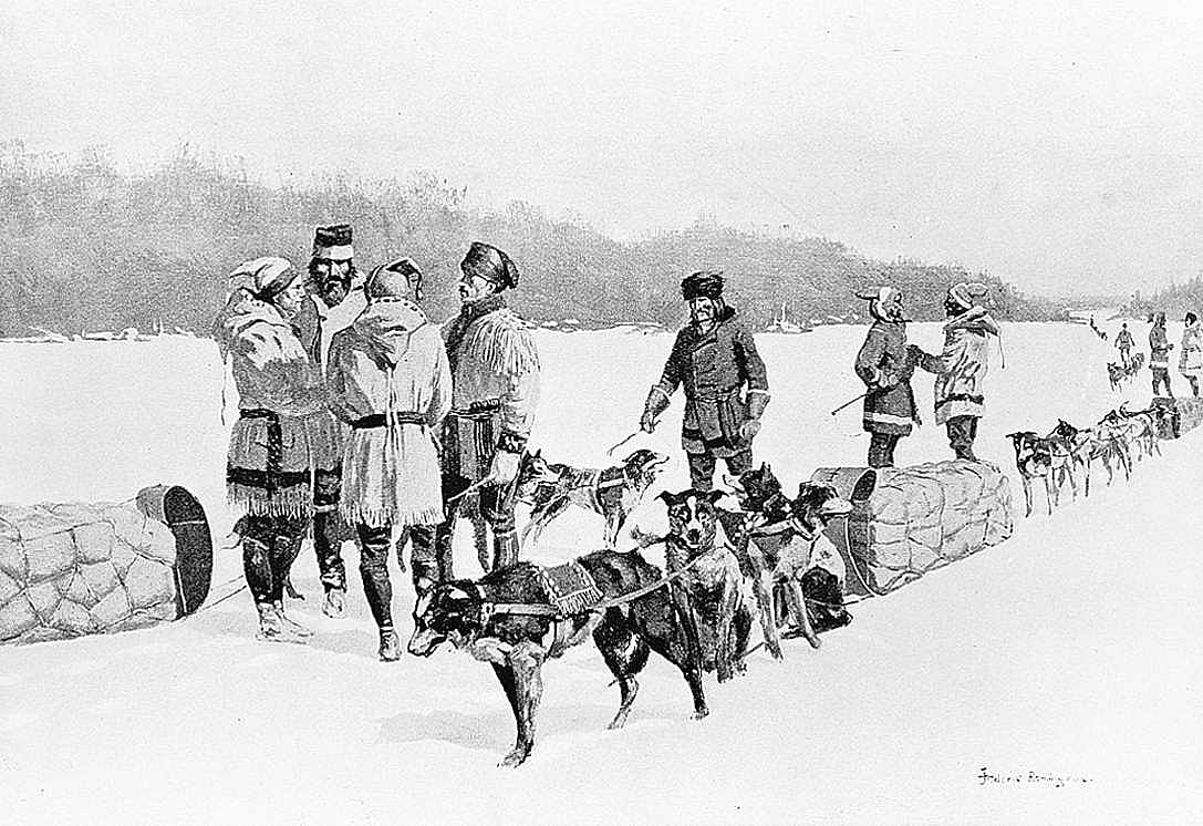 Meeting of Two Dog Brigades