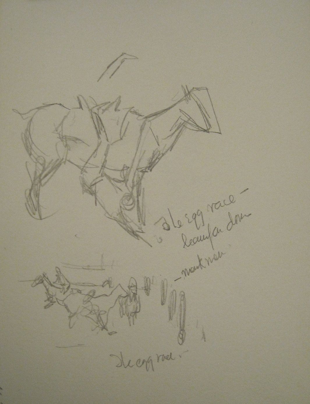 Untitled Sketch (Picking up the Handkerchief)