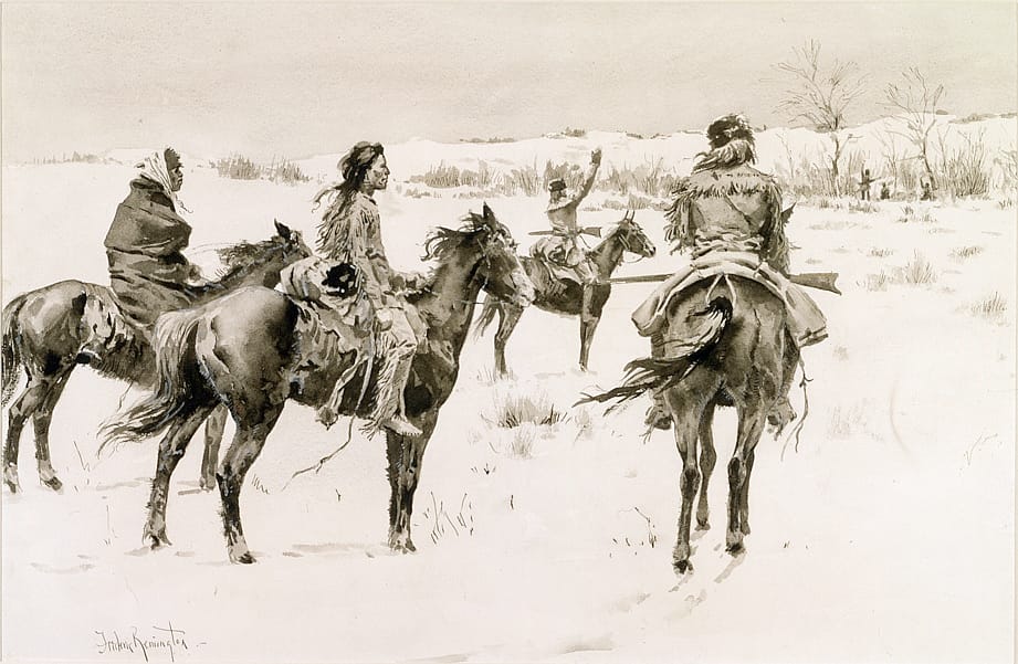 The Discovery of the Three Messengers by Fremont