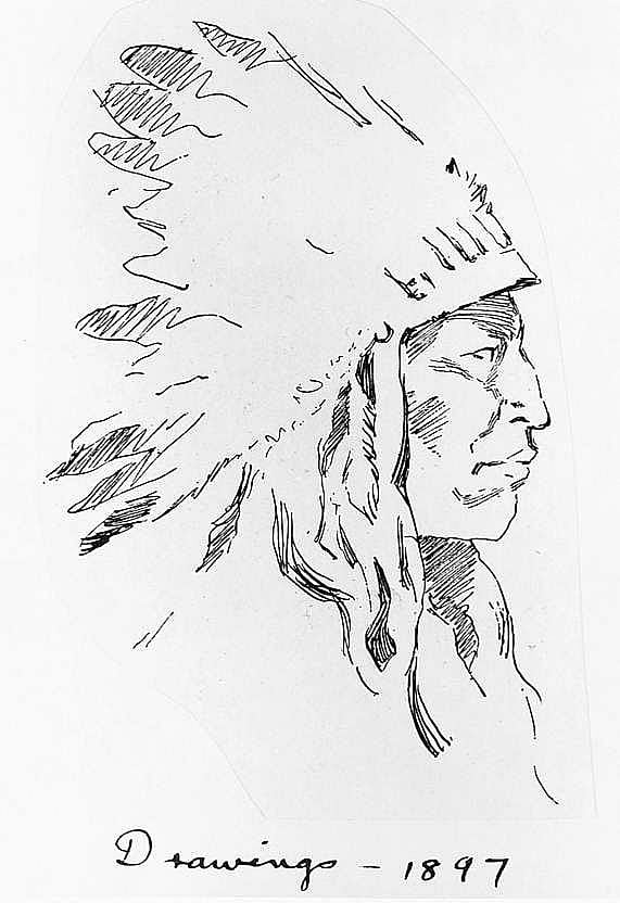 Sketch-Book Notes, p. 57, sketch no. 1