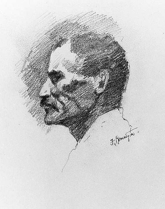 Untitled (Done in the Open, head of man)