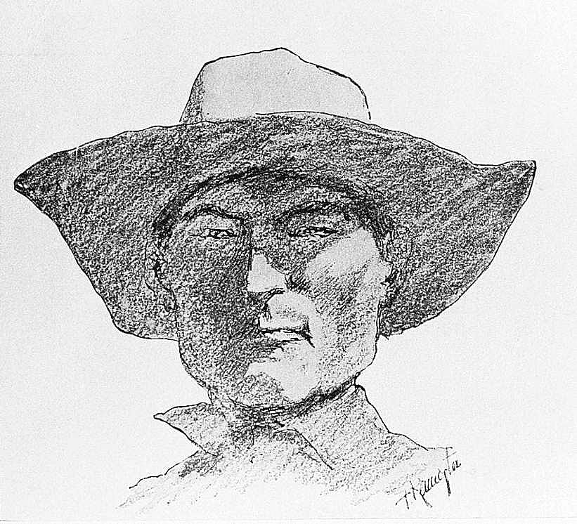 Untitled (Done in the Open, head of man)