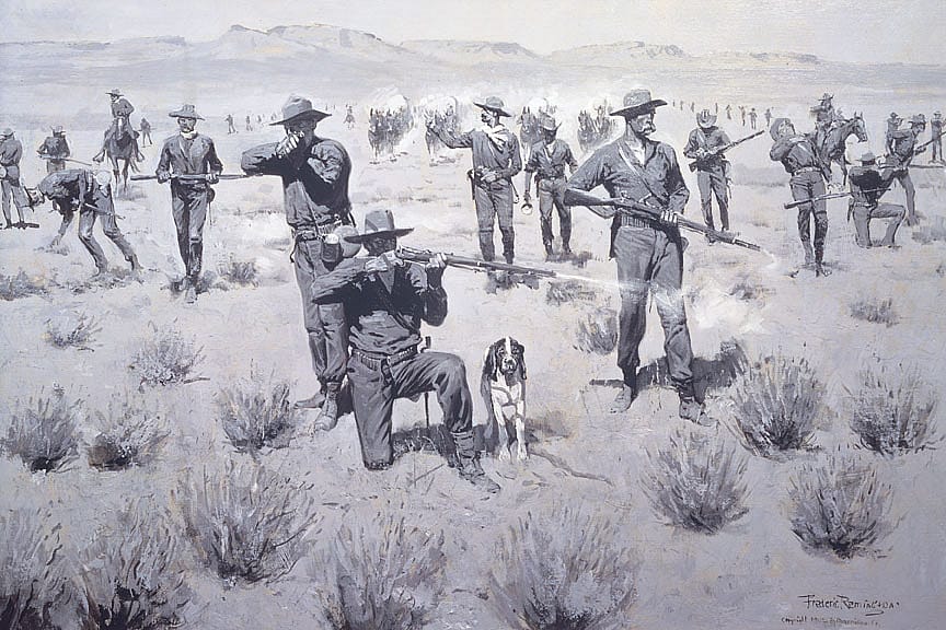 "Bullets Kicked Up the Dust,"