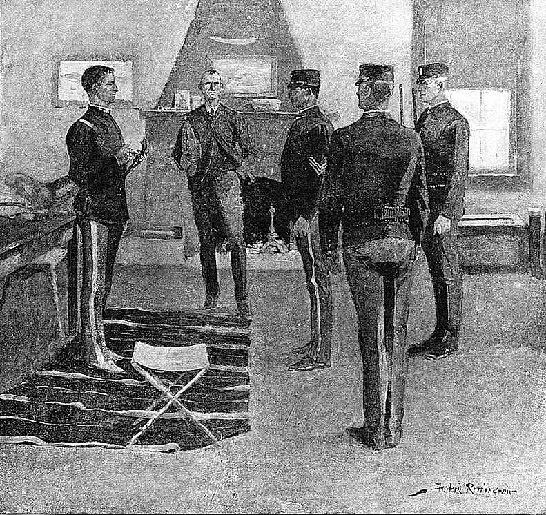 When Sergeant Clancey and the Guard Pushed through the Door, Ranson Stood Facing It, Swinging the Revolver in Cowboy Fashion around His Fourth Finger