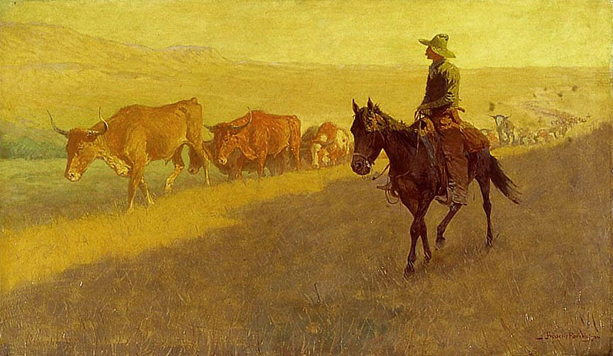 Trailing Texas Cattle