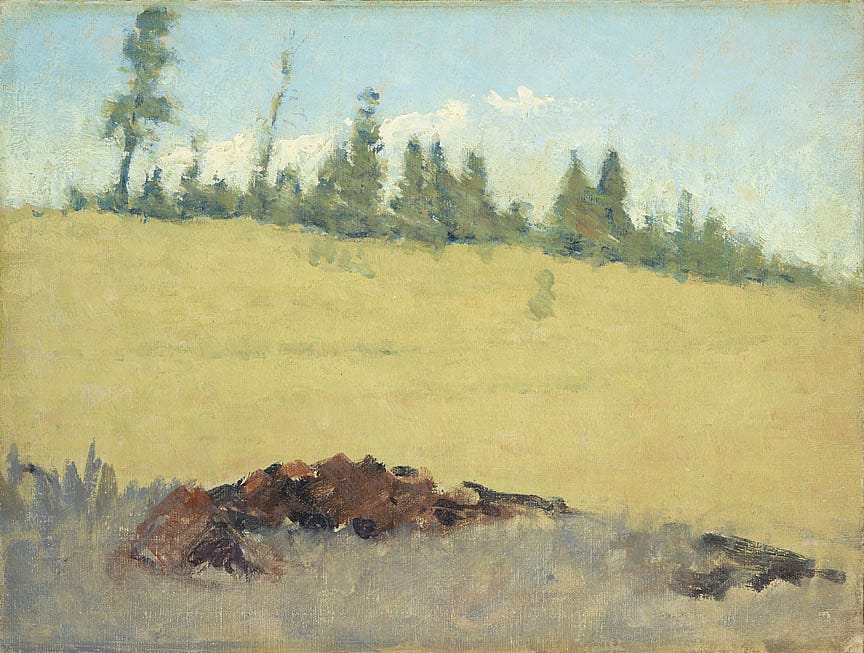 Untitled (landscape sketch)