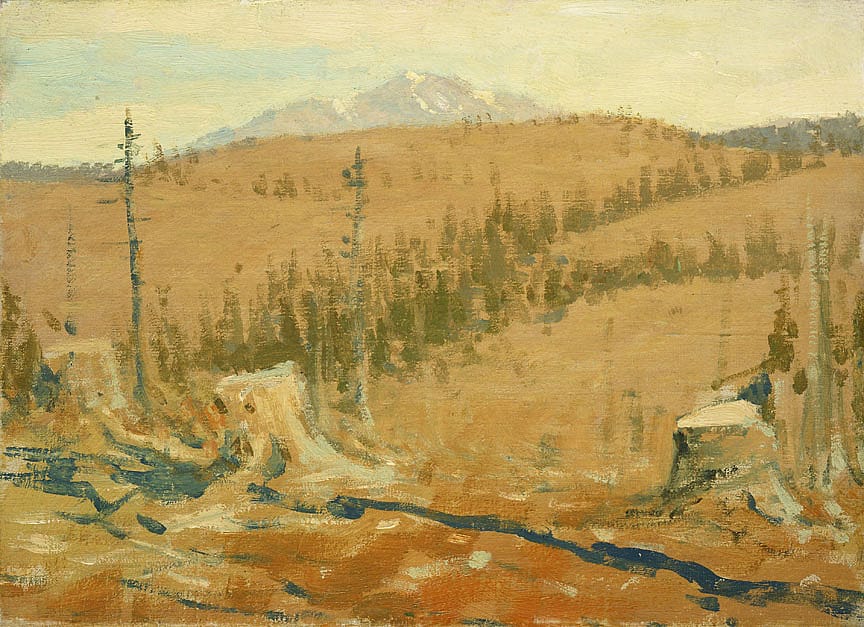 Untitled (landscape sketch)
