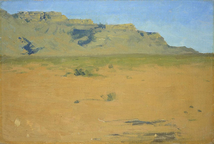 Untitled (landscape sketch)