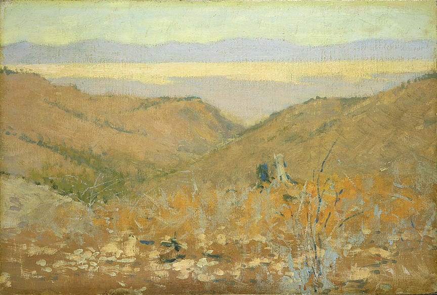 Untitled (landscape sketch)