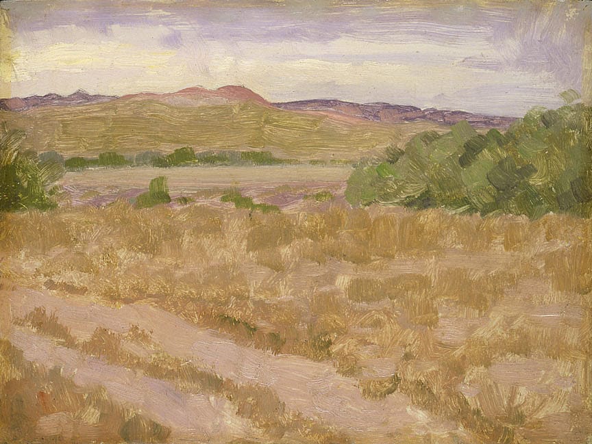 Untitled (landscape sketch)