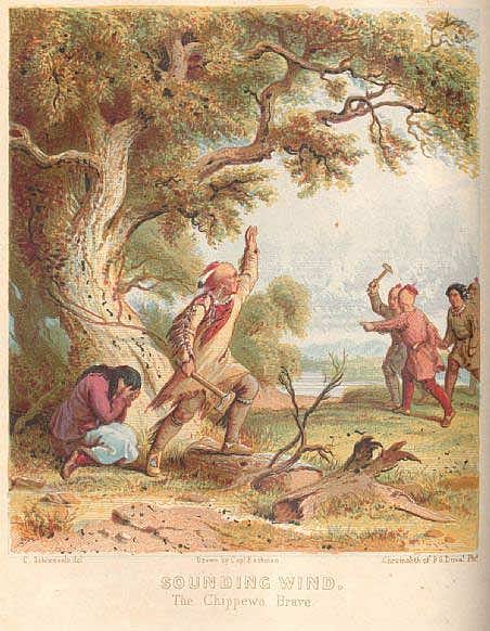 Chromolithograph from a rare book