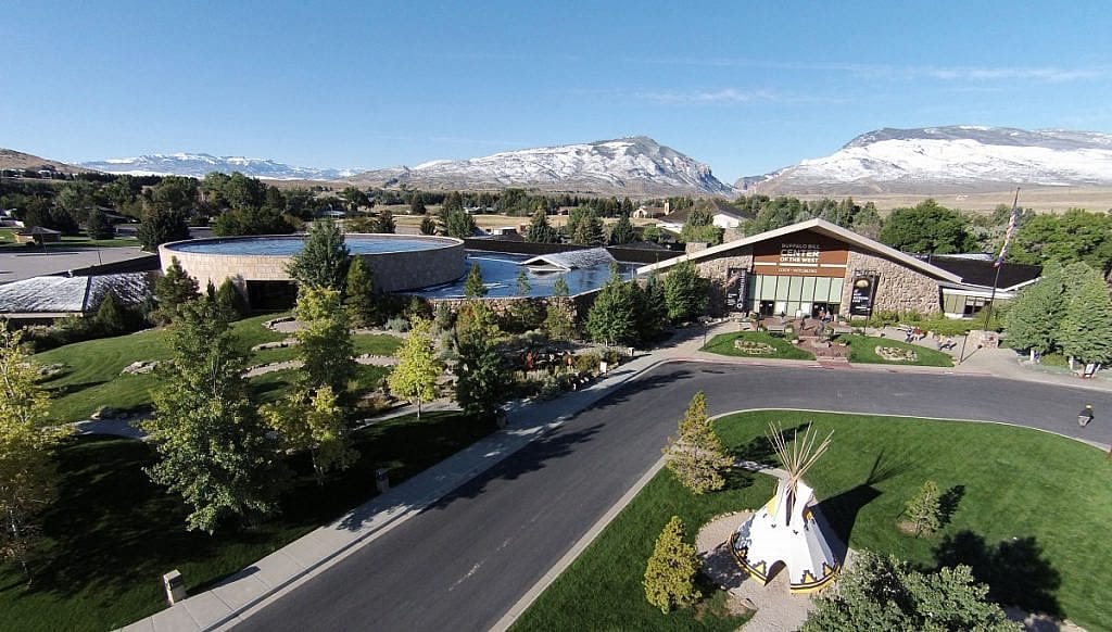 Aerial view of the Buffalo Bill Center of the West