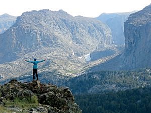One with nature at high elevation