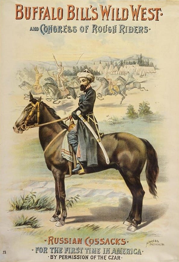 Arab Performers in Buffalo Bill's Wild West - Points West