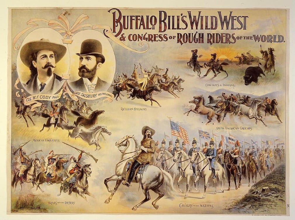 洋書 Buffalo Bill's Wild West 1894 Buffalo Bill's Wild West New York Programme Illustrated