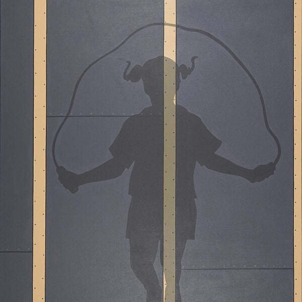Roger Shimomura (b.) "Shadow of the Enemy," 2006. Acrylic on canvas. 2.24.2