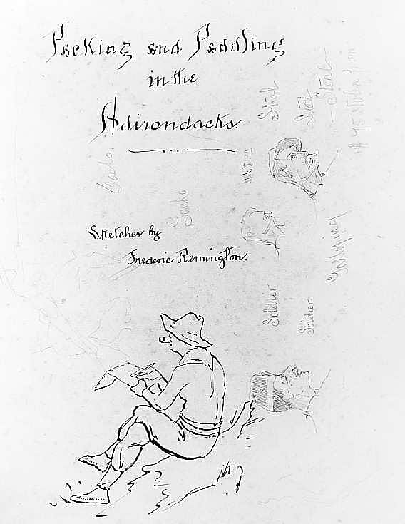Packing and Paddling in the Adirondacks: Sketches by Frederic Remington