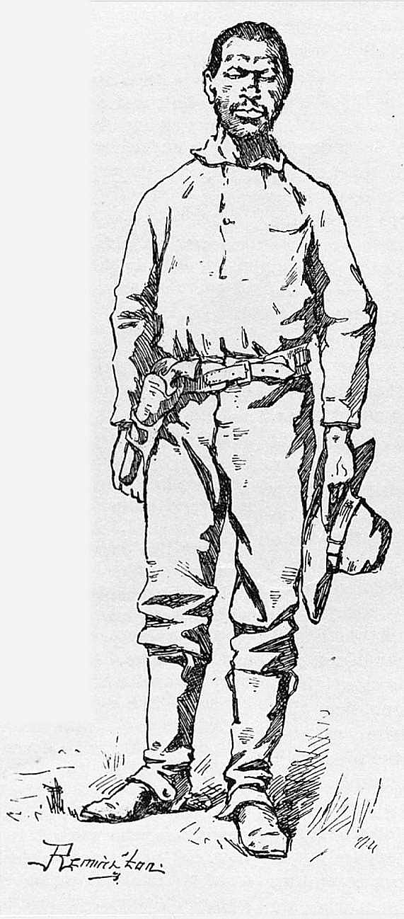 Untitled ("On the Texas Cow-Trail," Joe, camp cook)