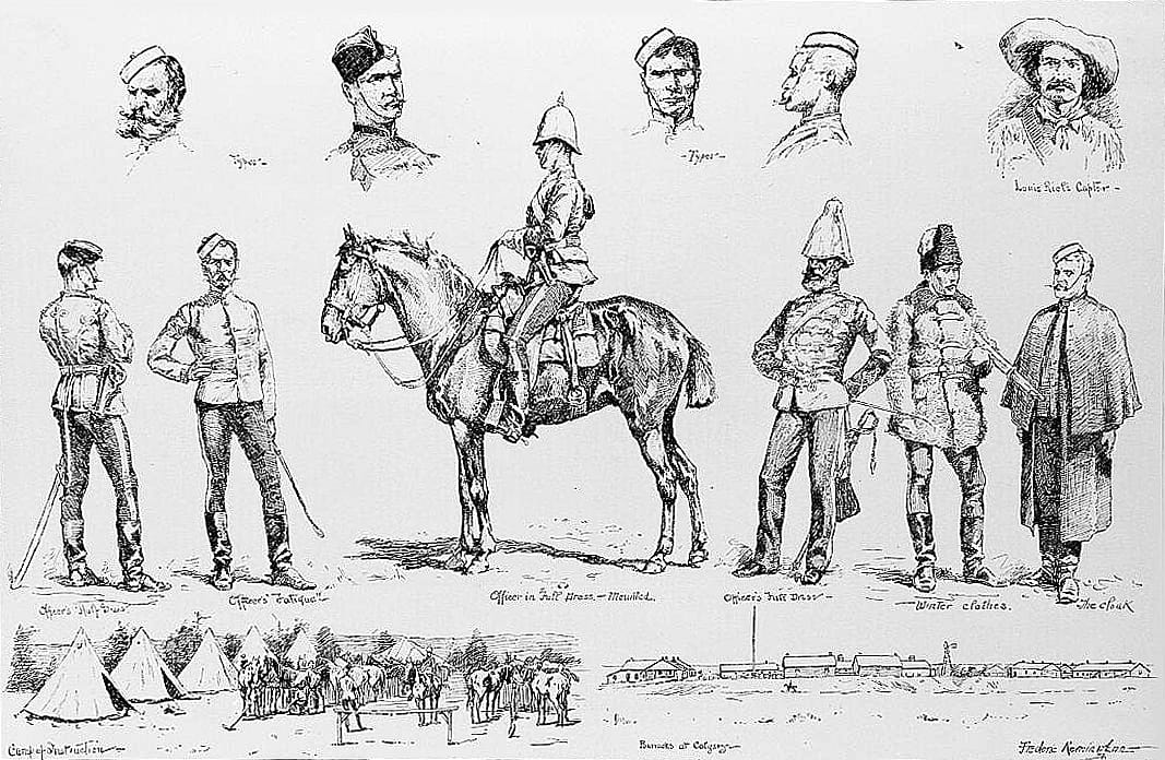 Sketches of the Canadian Mounted Police