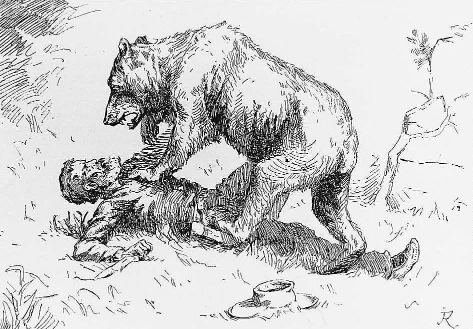 "The Bear Tore Carver to Pieces"