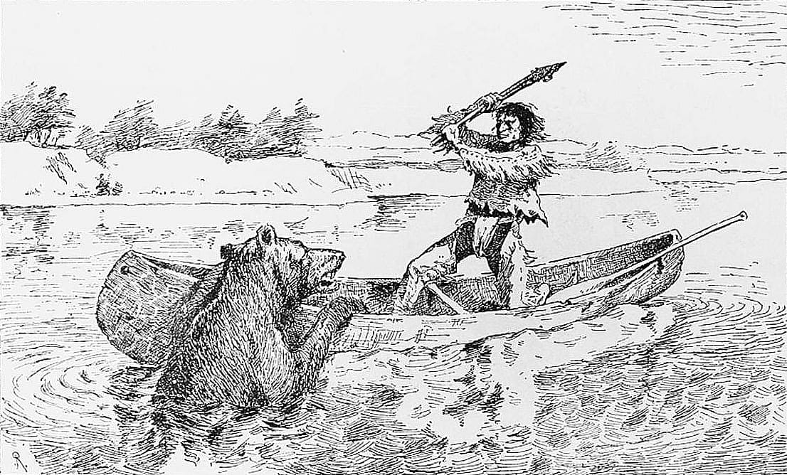 Beaver Hit Him over the Head Several Times with the Butt of His Rifle