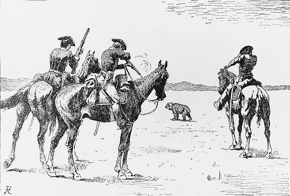 "The Soldiers Succeeded in Killing the Grizzly"