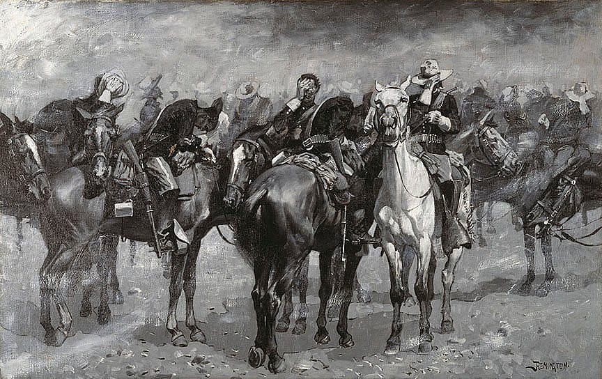 Cavalry in an Arizona Sand-Storm
