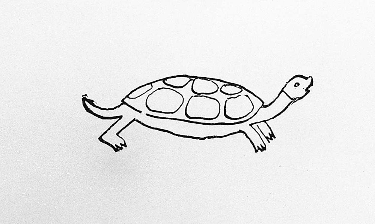 Indian Drawing of a Turtle