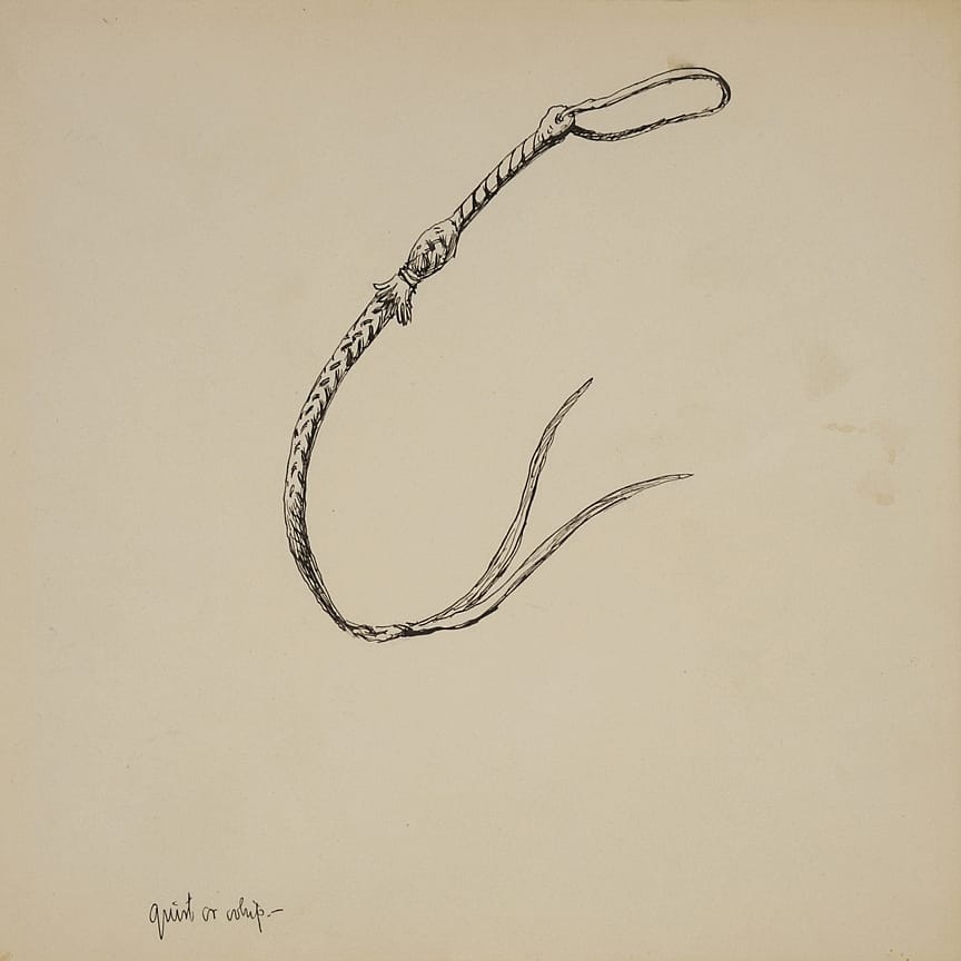(Untitled) Quirt or Whip