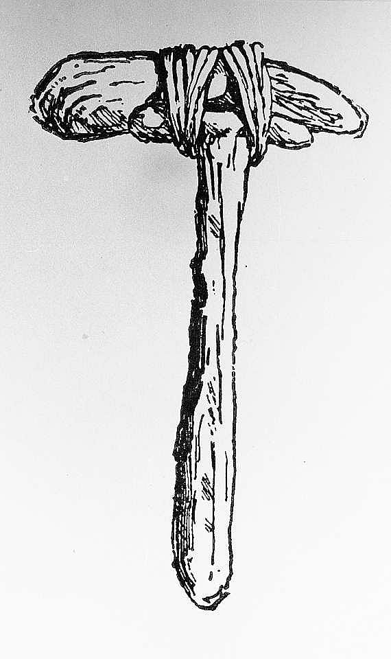 Stone Hammer, Antique, Restored
