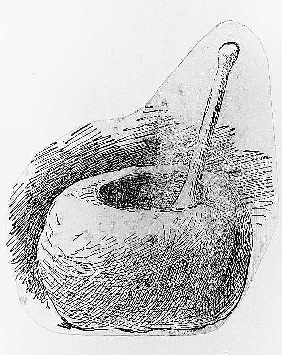 Stone Mortar and Pestle for Grain
