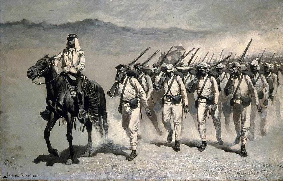 Mexican Infantry on the March