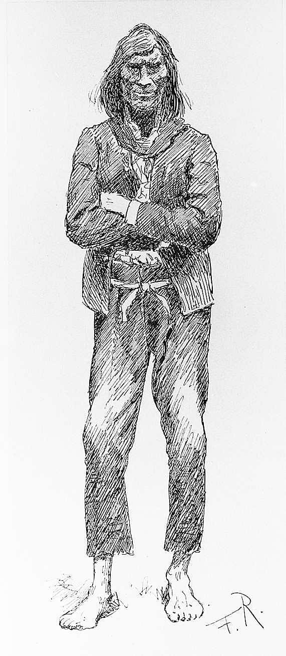 Untitled ("Our Italy," sketch of Indian)