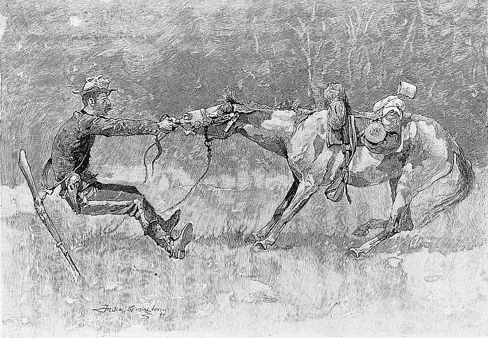 Recreations of a "Mounted Infantryman"