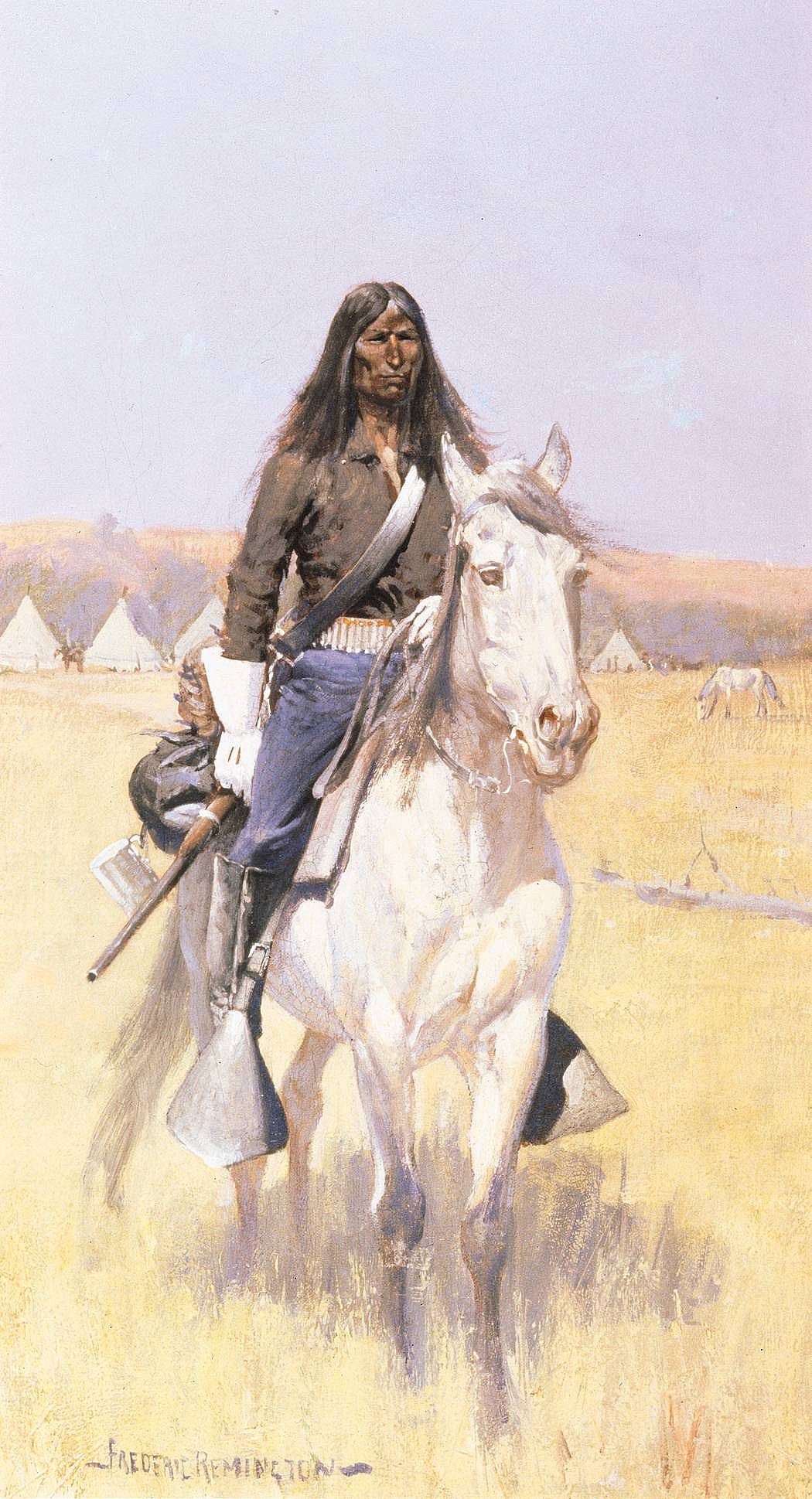 Mounted Indian Scout