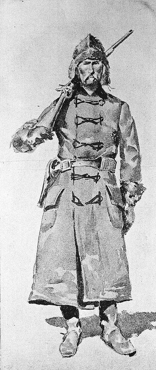 United States Trooper in Winter Uniform