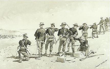Infantry Covering the Withdrawal of Cavalry